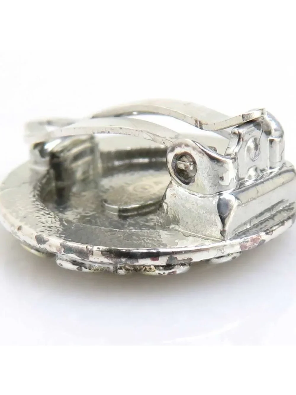 Chanel Earrings Mademoiselle Silver